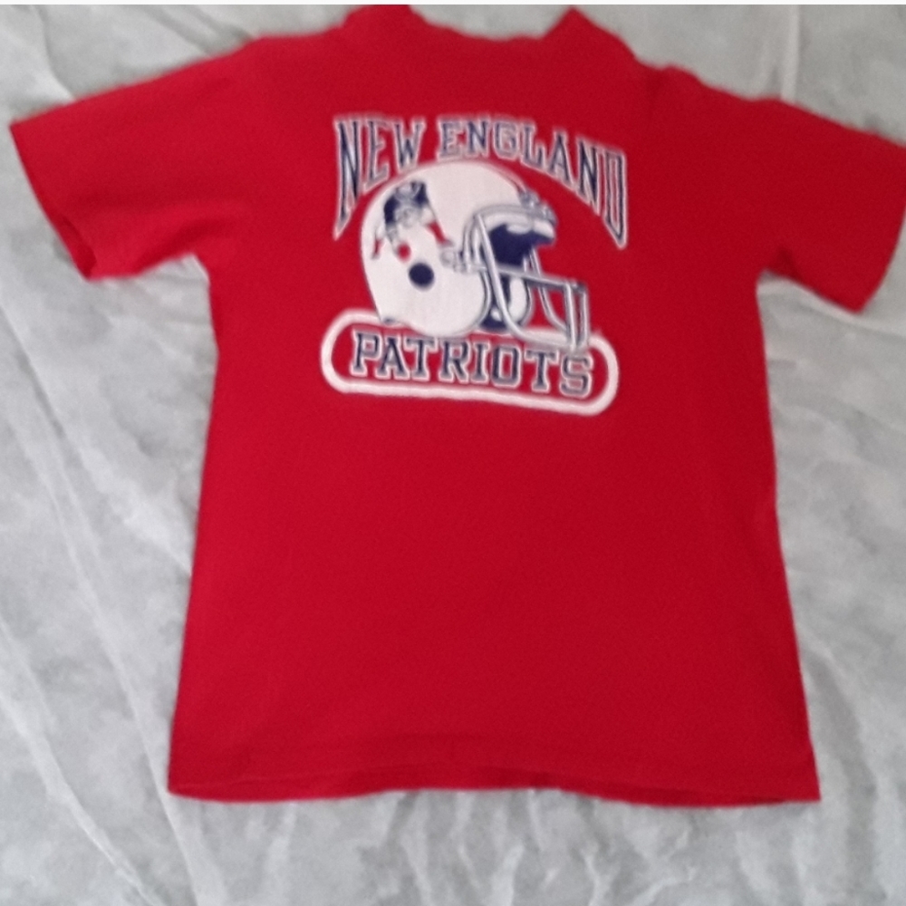 Vintage New England Patriots Single Stitch USA Made Tee